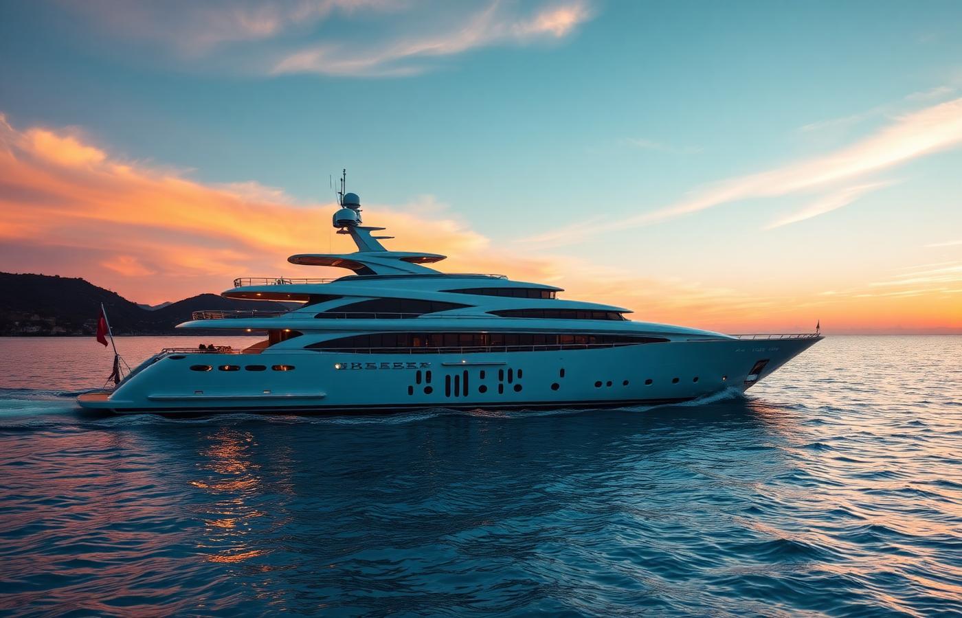 Luxury yacht